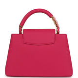 Pre-owned Louis Vuitton X Takashi Murakami Cherry Blossom Capucines BB Pink Taurillon Leather Gold Hardware - Thumbnail View 7