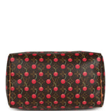 Vintage Louis Vuitton x Takashi Murkami Cheries Speedy 25 Brown and Red Cherry Monogram Gold Hardware - Thumbnail View 7