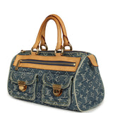 Vintage Louis Vuitton Neo Speedy Blue Denim Monogram Gold Hardware - Thumbnail View 5
