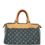 Vintage Louis Vuitton Neo Speedy Blue Denim Monogram Gold Hardware - Thumbnail View 4