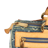 Vintage Louis Vuitton Neo Speedy Blue Denim Monogram Gold Hardware - Thumbnail View 9