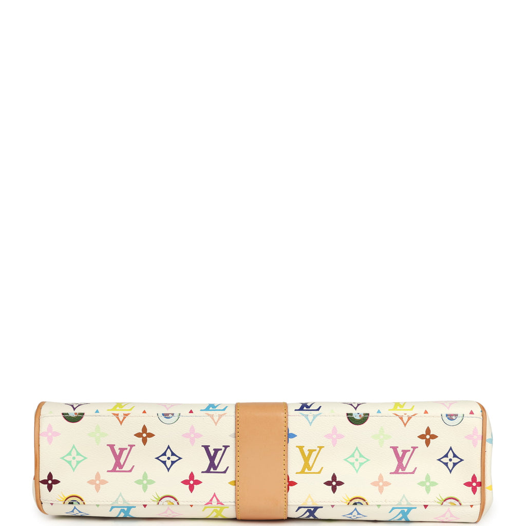 Vintage Louis Vuitton x Takashi Murakami Sac Retro GM White Multicolor