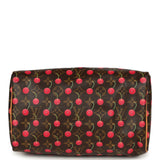 Vintage Louis Vuitton x Takashi Murkami Cheries Speedy 25 Brown and Red Cherry Monogram Gold Hardware - Thumbnail View 7