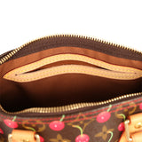 Vintage Louis Vuitton x Takashi Murkami Cheries Speedy 25 Brown and Red Cherry Monogram Gold Hardware - Thumbnail View 11