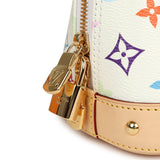 Louis Vuitton X Takashi Murakami Alma NM BB White Multicolored Monogram Gold Hardware - Thumbnail View 7