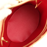 Vintage Louis Vuitton x Takashi Murakami Cheries Bucket Bag PM Red, Brown Monogram Cherry Gold Hardware - Thumbnail View 8