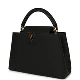 Pre-owned Louis Vuitton X Takashi Murakami Capucines MM Black Taurillon, Multicolored Monogram Gold Hardware - Thumbnail View 5