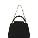 Pre-owned Louis Vuitton X Takashi Murakami Capucines MM Black Taurillon, Multicolored Monogram Gold Hardware - Thumbnail View 7