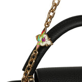 Pre-owned Louis Vuitton X Takashi Murakami Capucines MM Black Taurillon, Multicolored Monogram Gold Hardware - Thumbnail View 9