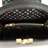 Pre-owned Louis Vuitton X Takashi Murakami Capucines MM Black Taurillon, Multicolored Monogram Gold Hardware - Thumbnail View 10