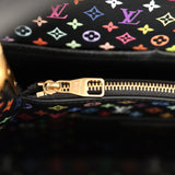 Pre-owned Louis Vuitton X Takashi Murakami Capucines MM Black Taurillon, Multicolored Monogram Gold Hardware - Thumbnail View 11