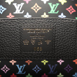 Pre-owned Louis Vuitton X Takashi Murakami Capucines MM Black Taurillon, Multicolored Monogram Gold Hardware - Thumbnail View 13