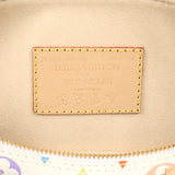 Louis Vuitton X Takashi Murakami Speedy 25 Bandouliere White Multicolored Monogram Gold Hardware - Thumbnail View 8