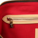 Louis Vuitton X Takashi Murakami Cheries Keepall Bandouliere 45 Red, Brown Monogram Cherry Gold Hardware - Thumbnail View 8
