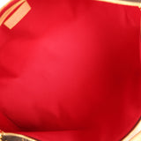 Louis Vuitton X Takashi Murakami Cheries Keepall Bandouliere 45 Red, Brown Monogram Cherry Gold Hardware - Thumbnail View 9