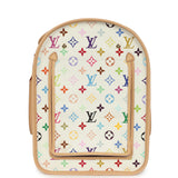 Louis Vuitton x Takashi Murakami Pet Carrier White Multicolored Monogram Gold Hardware - Thumbnail View 3