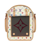 Louis Vuitton x Takashi Murakami Pet Carrier White Multicolored Monogram Gold Hardware - Thumbnail View 5