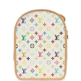 Louis Vuitton x Takashi Murakami Pet Carrier White Multicolored Monogram Gold Hardware - Thumbnail View 6