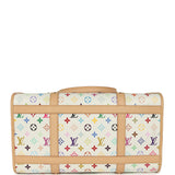 Louis Vuitton x Takashi Murakami Pet Carrier White Multicolored Monogram Gold Hardware - Thumbnail View 8