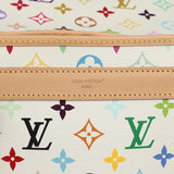 Louis Vuitton x Takashi Murakami Pet Carrier White Multicolored Monogram Gold Hardware - Thumbnail View 10