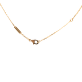 Van Cleef & Arpels Vintage Alhambra Pendant Necklace Tiger Eye 18K Yellow Gold - Thumbnail View 4