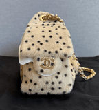 Chanel Mini 25 Hobo Bag "Cheetah Print" Pony Hair Gold Hardware - Thumbnail View 3