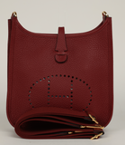 Hermes Evelyne 23 Rouge H Clemence Gold Hardware - Thumbnail View 1