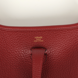 Hermes Evelyne 23 Rouge H Clemence Gold Hardware - Thumbnail View 7