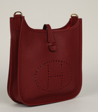 Hermes Evelyne 23 Rouge H Clemence Gold Hardware - Thumbnail View 2