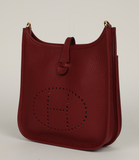 Hermes Evelyne 23 Rouge H Clemence Gold Hardware - Thumbnail View 5