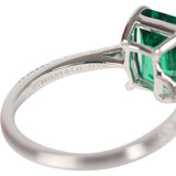 Pre-owned Tiffany Novo 2.91 Carat Emerald Engagement Ring