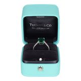 Pre-owned Tiffany Novo 2.91 Carat Emerald Engagement Ring