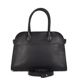 The Row Soft Margaux 10 Bag Black Calfskin Gold Hardware