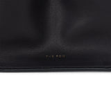 The Row Soft Margaux 10 Bag Black Calfskin Gold Hardware