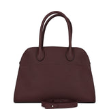 The Row Soft Margaux 10 Bag Jam Calfskin Silver Hardware