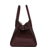 The Row Soft Margaux 10 Bag Jam Calfskin Silver Hardware