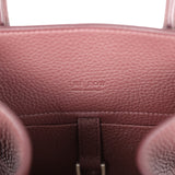 The Row Soft Margaux 10 Bag Jam Calfskin Silver Hardware