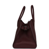 The Row Soft Margaux 12 Bag Jam Calfskin Silver Hardware