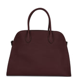 The Row Soft Margaux 12 Bag Jam Calfskin Silver Hardware