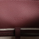 The Row Soft Margaux 12 Bag Jam Calfskin Silver Hardware