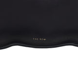 The Row Soft Margaux 15 Bag Black Saddle Gold Hardware