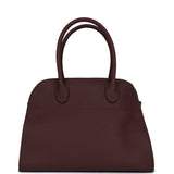 The Row Soft Margaux 10 Bag Jam Grained Calfskin Silver Hardware