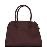 The Row Soft Margaux 10 Bag Jam Grained Calfskin Silver Hardware