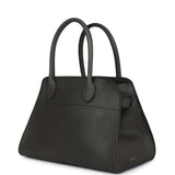 The Row Soft Margaux 10 Bag Koala Grey Saddle Leather Silver Hardware