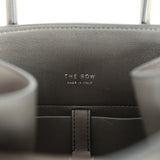 The Row Soft Margaux 10 Bag Koala Grey Saddle Leather Silver Hardware