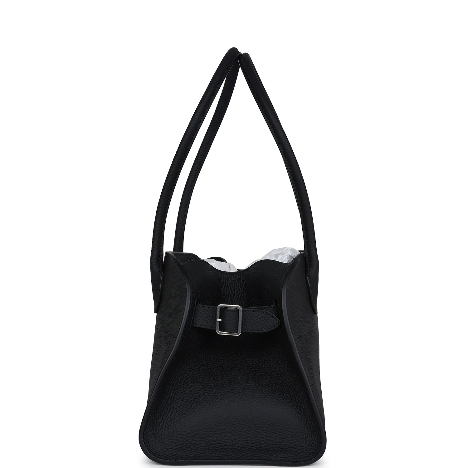 THE ROW Soft Margaux 12 Grain calf 2WAY bag hand Shoulder Bag bag black