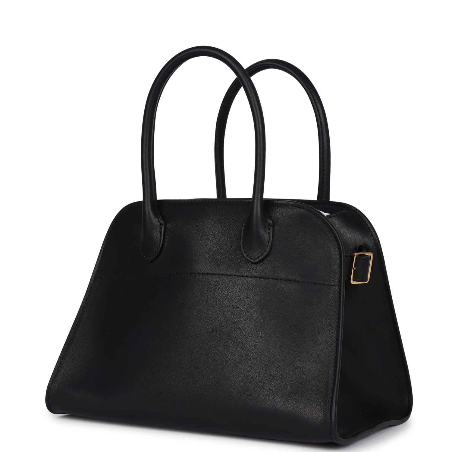 THE ROW soft margaux 10 leather 2way Shoulder Handbag black