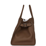 The Row Soft Margaux 15 Bag Chevre Calfskin Silver Hardware