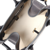 The Row Soft Margaux 10 Bag Black Saddle Leather Gold Hardware