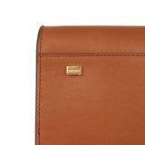 The Row Soft Margaux 10 Bag Cuir Saddle Leather Gold Hardware